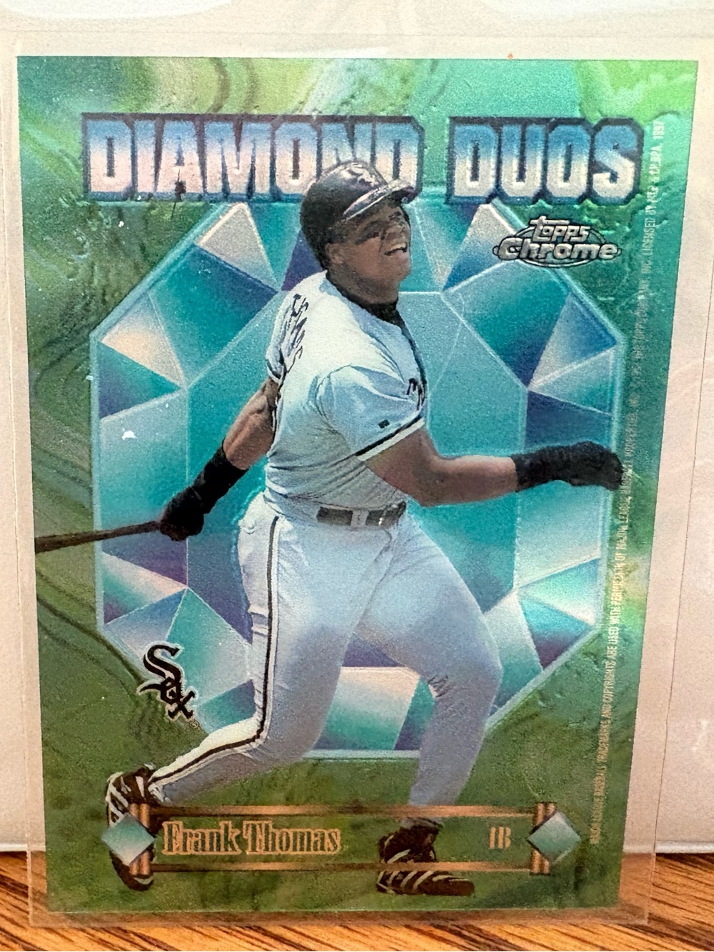 Frank Thomas/Albert Belle Topps Chrome 'Diamond Duos' Baseball Card